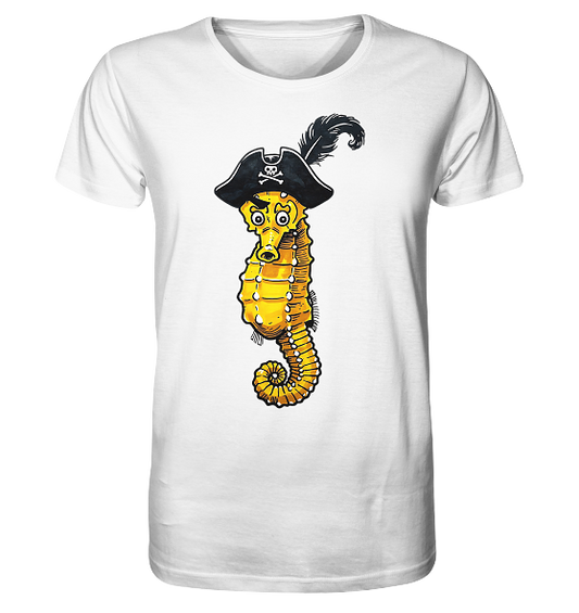 Seepferdchen Seeräuber Pirat - Herren Premium Bio Shirt
