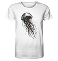 Street Art Qualle - Herren Premium Bio Shirt - Kiebitzdelle