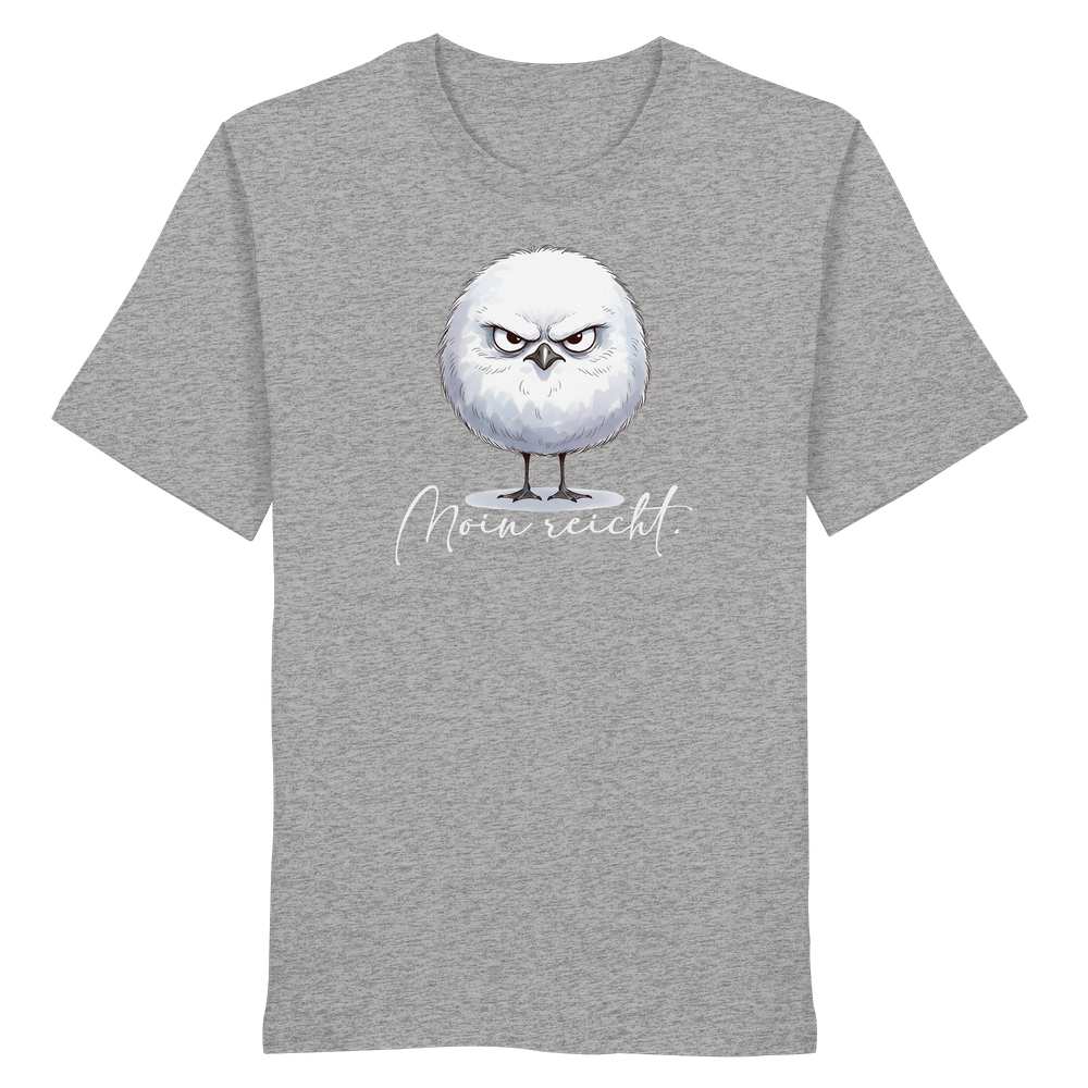 Moin reicht - Grimmige runde Möwe - Organic Shirt