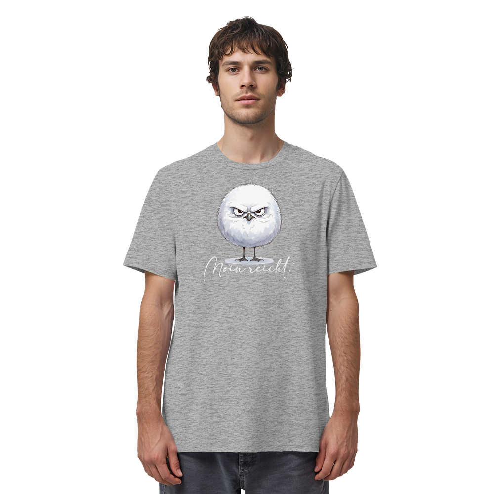 Moin reicht - Grimmige runde Möwe - Organic Shirt