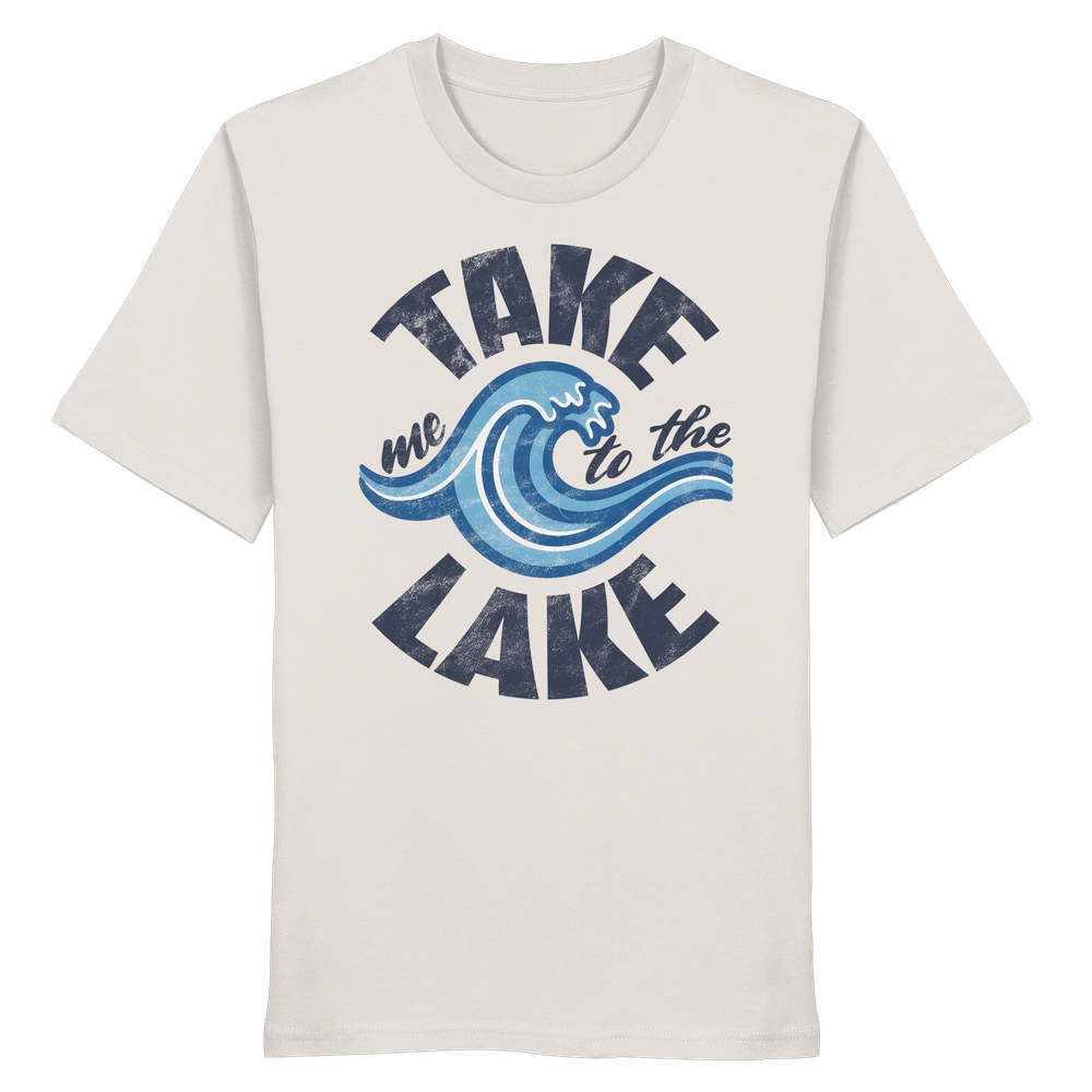 Take me to the Lake - Herren Premium Bio Shirt