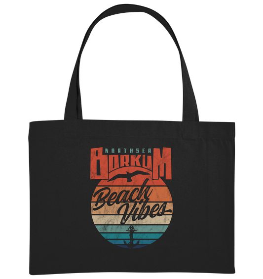 Borkum Beach Vibes - Bio Einkaufstasche