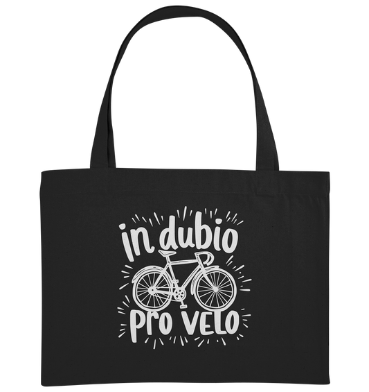 In dubio pro velo Fahrrad Spruch - Bio Einkaufstasche