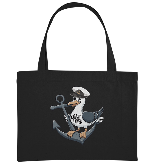 Coast Lover Möwe Kapitän - Bio Einkaufstasche