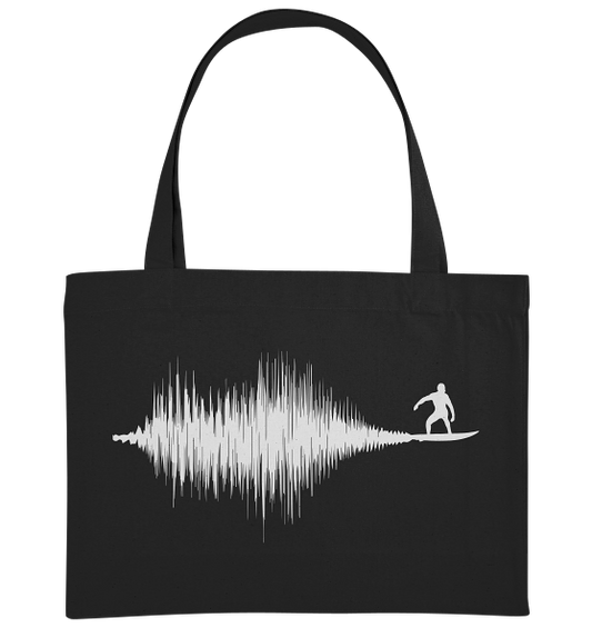 Soundwave Schallewelle Surfer Equilizer - Bio Einkaufstasche