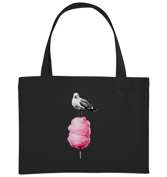 Möwe auf Zuckerwatte - Bio Einkaufstasche
