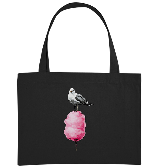 Möwe auf Zuckerwatte - Bio Einkaufstasche