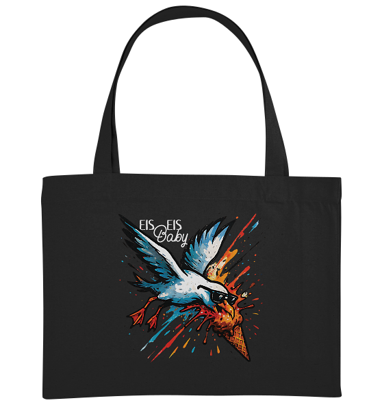 Eis Eis Baby Eisdieb Möwe - Bio Einkaufstasche