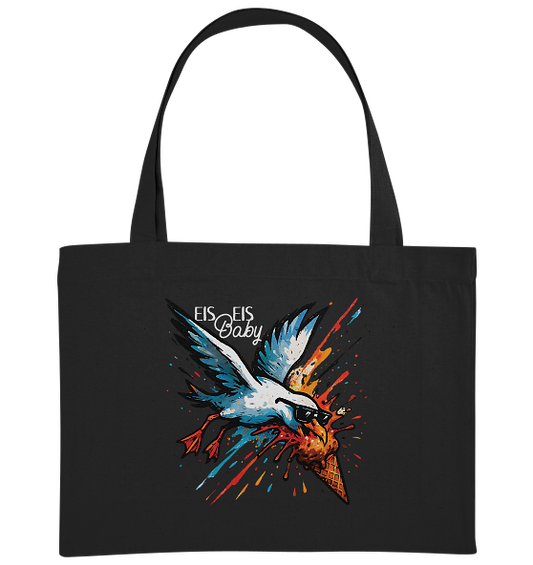 Eis Eis Baby Eisdieb Möwe - Bio Einkaufstasche