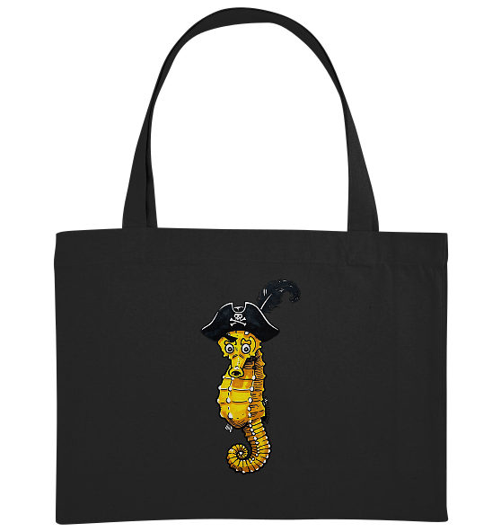 Seepferdchen Seeräuber Pirat - Bio Einkaufstasche