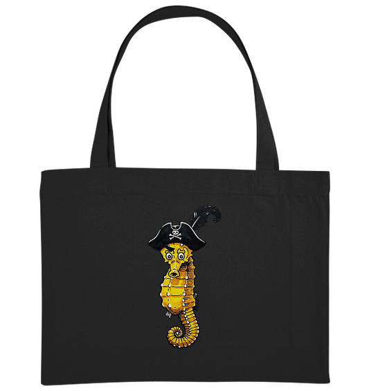 Seepferdchen Seeräuber Pirat - Bio Einkaufstasche