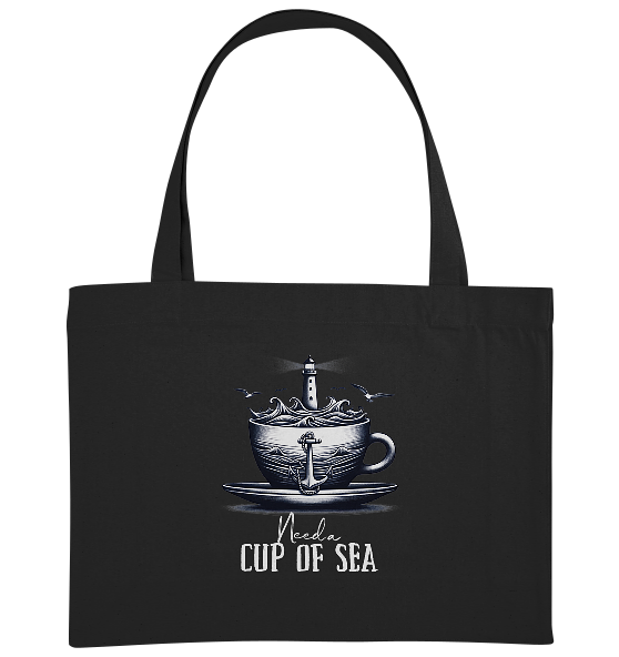 Need a cup of sea - Bio Einkaufstasche