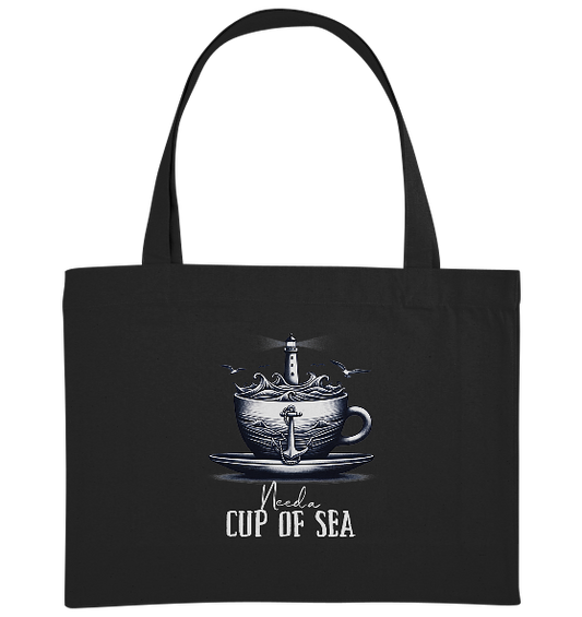 Need a cup of sea - Bio Einkaufstasche