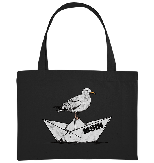 Papierschiff Möwe Moin - Bio Einkaufstasche