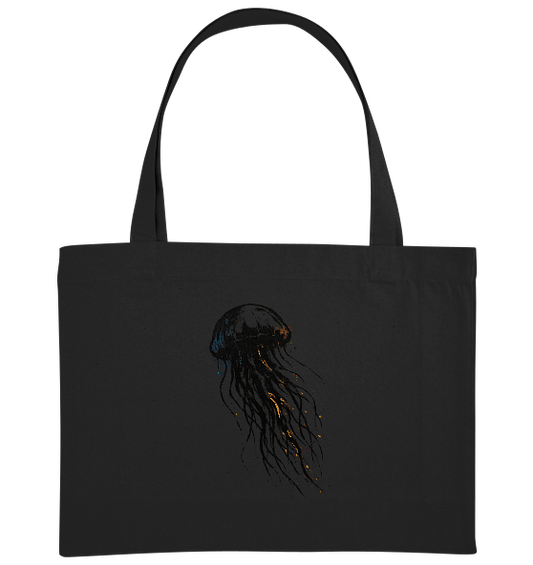 Street Art Qualle - Bio Einkaufstasche