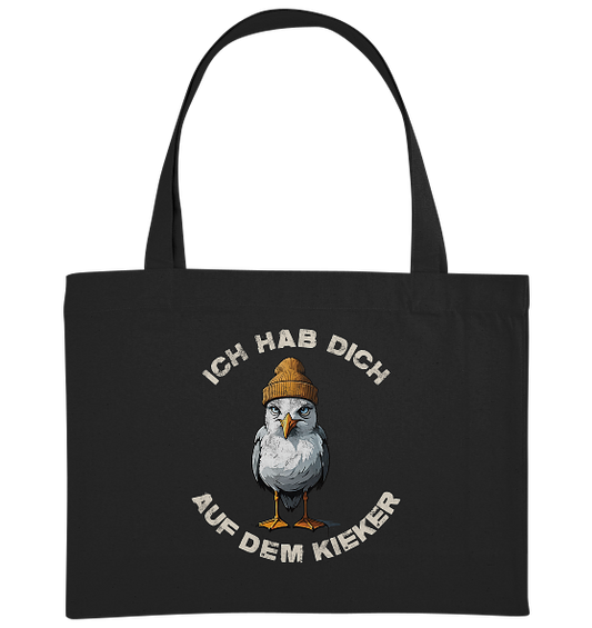 Ich hab Dich auf dem Kieker Möwe Spruch - Bio Einkaufstasche