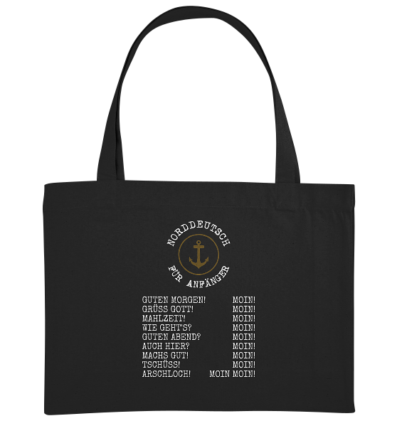 Norddeutsch für Anfänger - Bio Einkaufstasche