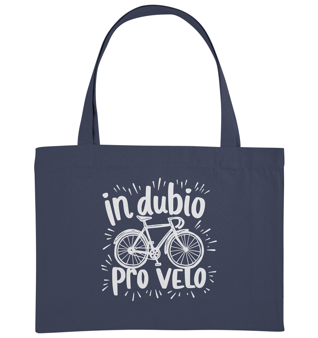 In dubio pro velo Fahrrad Spruch - Bio Einkaufstasche
