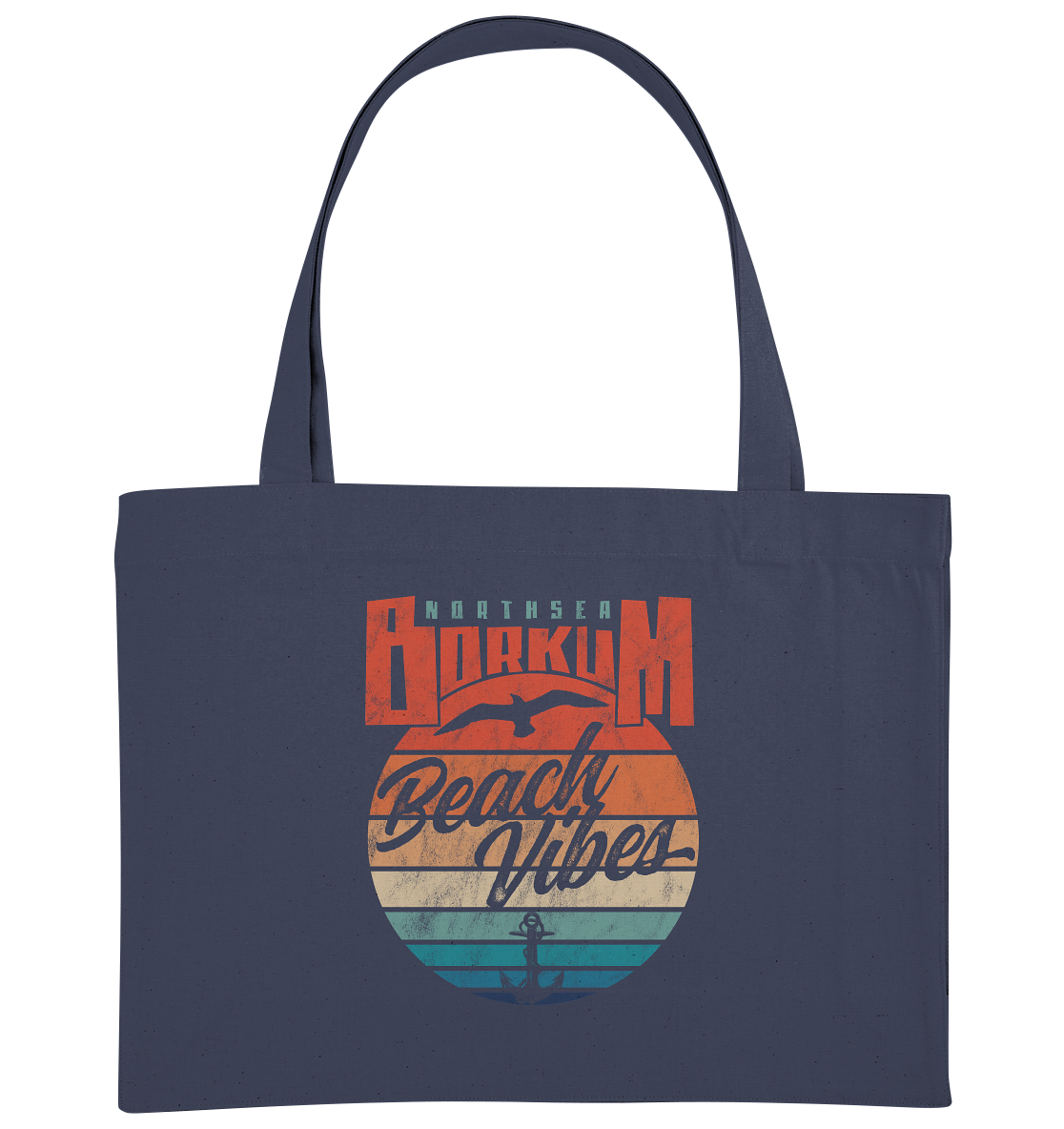 Borkum Beach Vibes - Bio Einkaufstasche