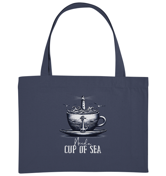 Need a cup of sea - Bio Einkaufstasche