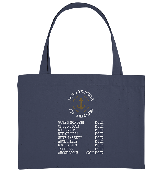 Norddeutsch für Anfänger - Bio Einkaufstasche