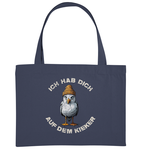 Ich hab Dich auf dem Kieker Möwe Spruch - Bio Einkaufstasche
