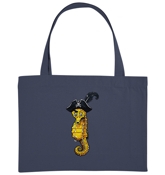 Seepferdchen Seeräuber Pirat - Bio Einkaufstasche
