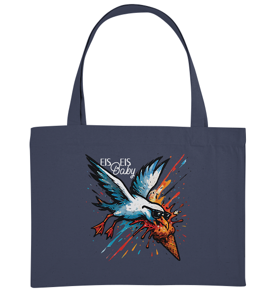 Eis Eis Baby Eisdieb Möwe - Bio Einkaufstasche