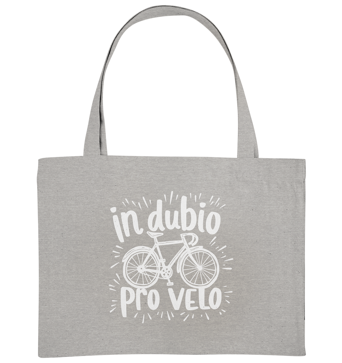 In dubio pro velo Fahrrad Spruch - Bio Einkaufstasche