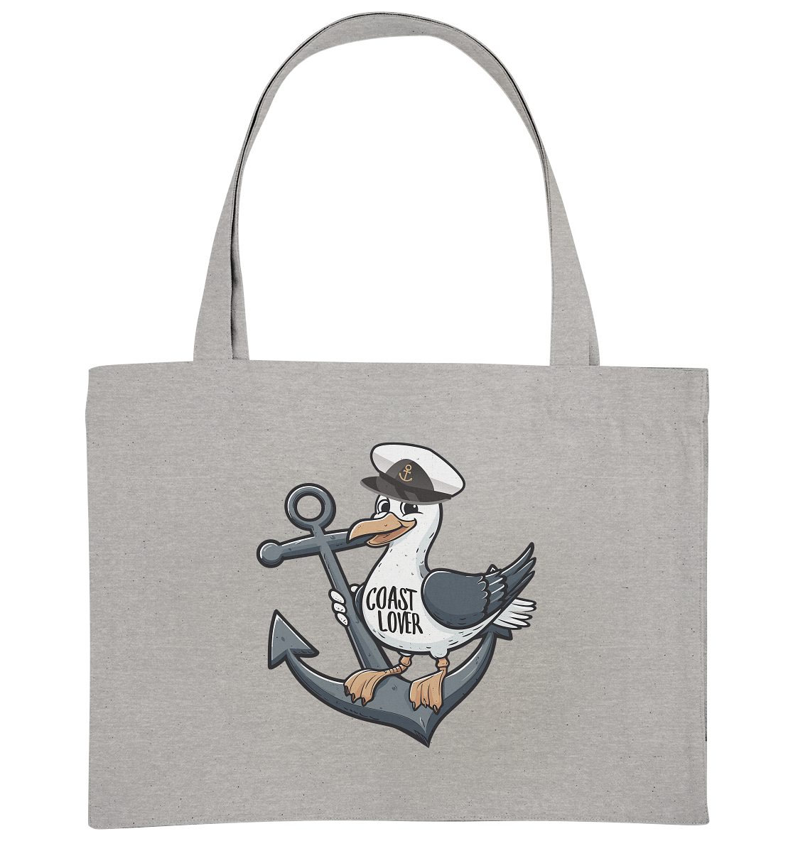 Coast Lover Möwe Kapitän - Bio Einkaufstasche