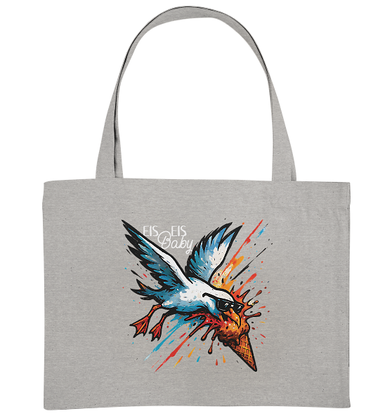 Eis Eis Baby Eisdieb Möwe - Bio Einkaufstasche