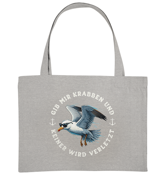 Gib mir Krabben und keiner wird verletzt - Bio Einkaufstasche