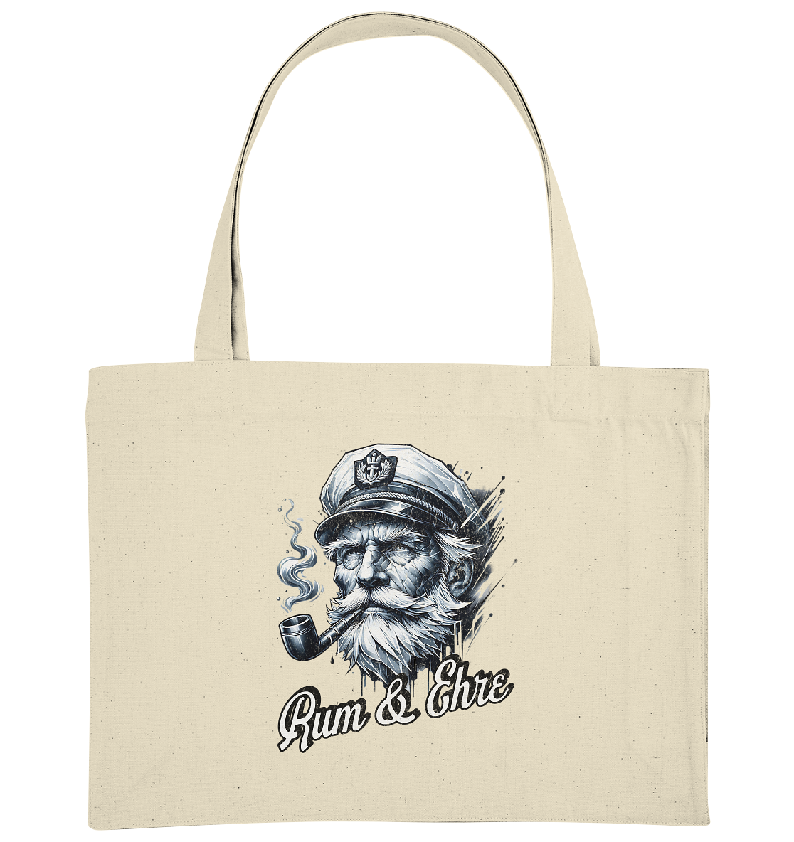 Rum und Ehre Kapitän - Bio Einkaufstasche