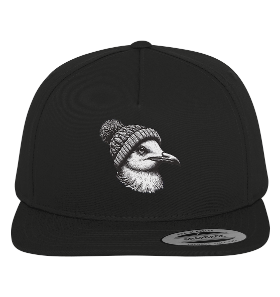 Coole Möwe mit Pudelmütze - Premium Snapback Cap - Kiebitzdelle