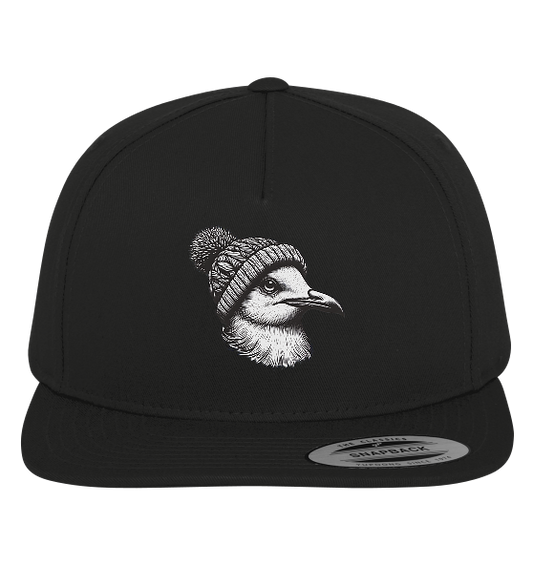 Coole Möwe mit Pudelmütze - Premium Snapback Cap