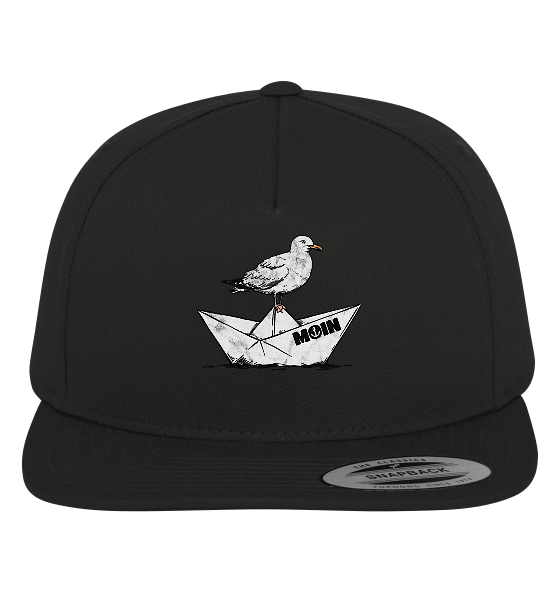 Papierschiff Möwe Moin - Premium Snapback Cap - Kiebitzdelle