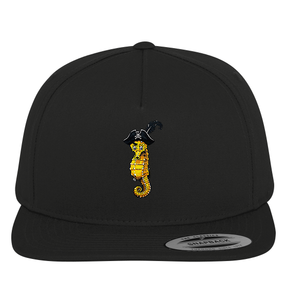 Seepferdchen Seeräuber Pirat - Premium Snapback Cap - Kiebitzdelle