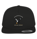 Freche Möwe will Burger statt Krabben - Premium Snapback Cap - Kiebitzdelle