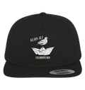 Kurs auf Fischbrötchen Papierschiff Möwe - Premium Snapback Cap - Kiebitzdelle