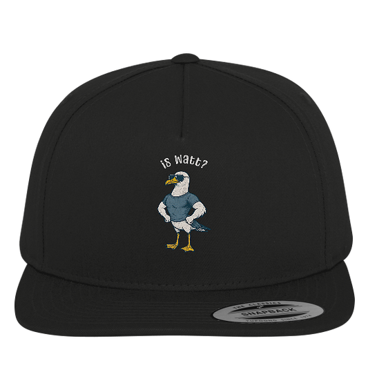 Is Watt Starke Möwe mit lustigem Spruch - Premium Snapback Cap