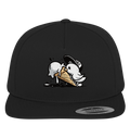 Möwe Küken mit Eis Street Art - Premium Snapback Cap - Kiebitzdelle