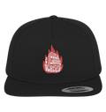 Feuer und Flamme für den Norden - Premium Snapback Cap - Kiebitzdelle