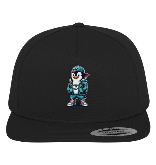 Hipster Pinguin Waddle On - Premium Snapback Cap