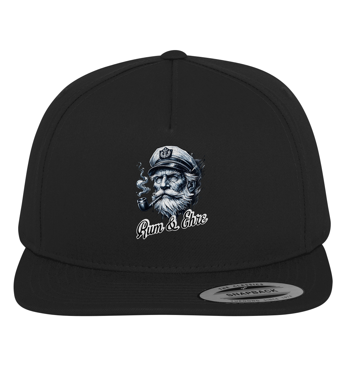 Rum und Ehre Kapitän - Premium Snapback Cap - Kiebitzdelle