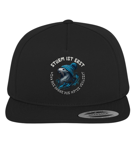 Sturm ist erst wenn die Robbe die Mütze verliert - Premium Snapback Cap