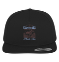 Keep the Sea Plastic Free Umweltschutz Spruch - Premium Snapback Cap - Kiebitzdelle