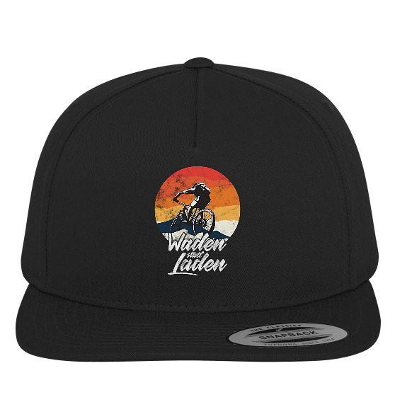 Waden statt Laden Fahrrad E-Bike Radtrikot - Premium Snapback Cap - Kiebitzdelle