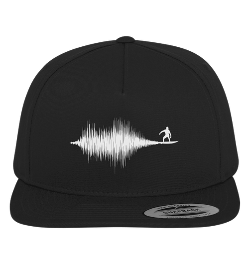 Soundwave Schallewelle Surfer Equilizer - Premium Snapback Cap - Kiebitzdelle