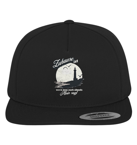 Moin Spruch Zuhause - Premium Snapback Cap