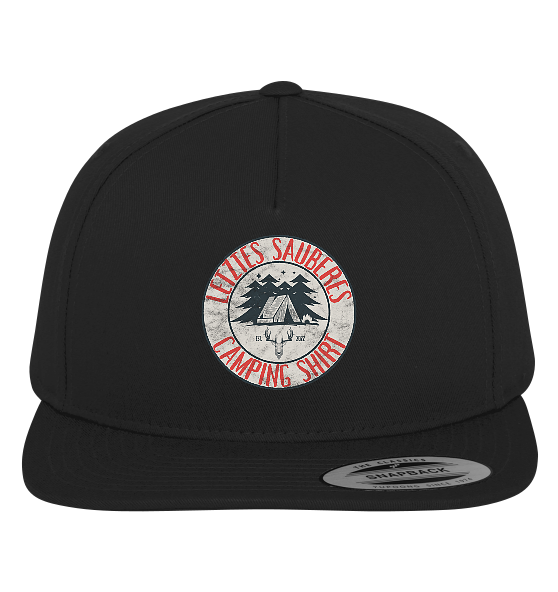 Letztes sauberes Camping Shirt - Premium Snapback Cap - Kiebitzdelle
